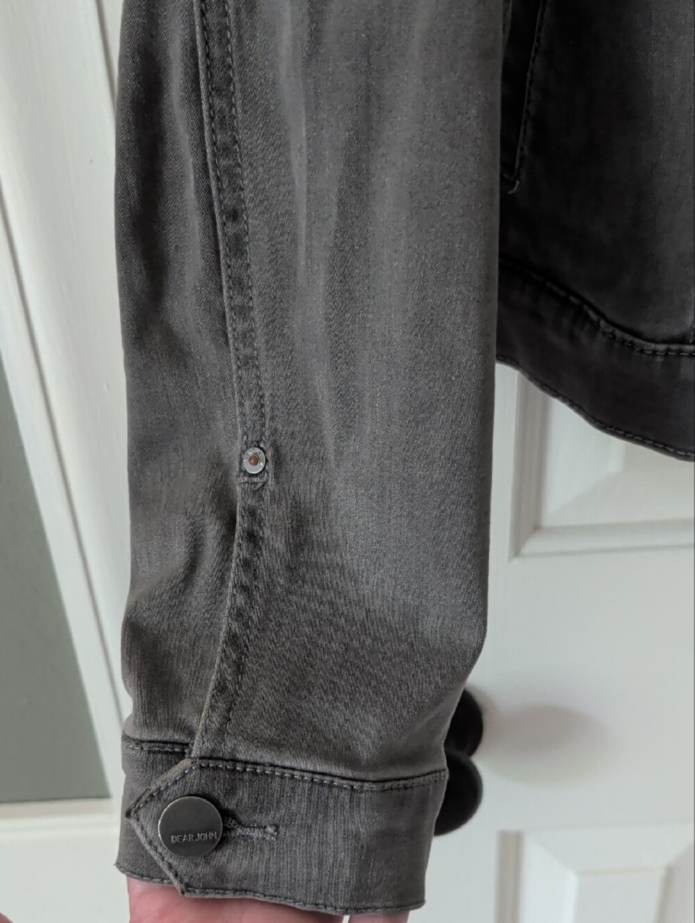 Dear John Charcoal Gray Denim Jacket - Picture 4 of 5